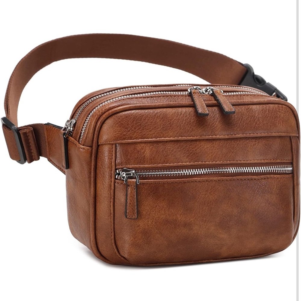 Vegan leather belt bag fanny pack